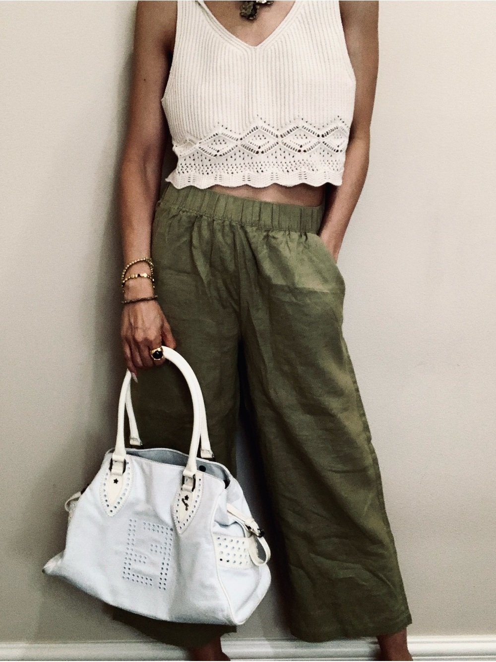 Brand New 100% linen Tahari pants